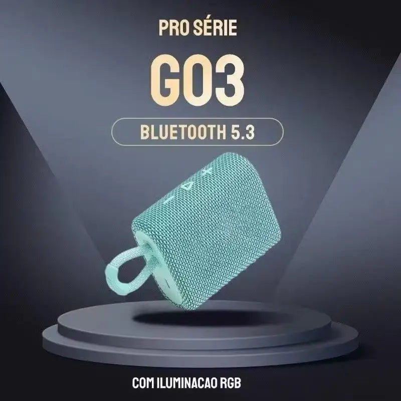 Caixa de Som Portátil Bluetooth 5.0 Go3
