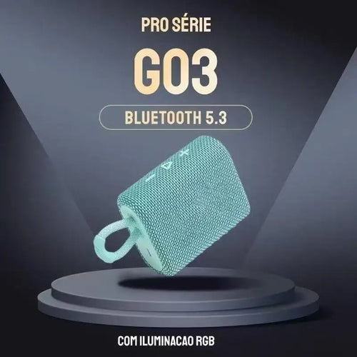 Caixa de Som Portátil Bluetooth 5.0 Go3