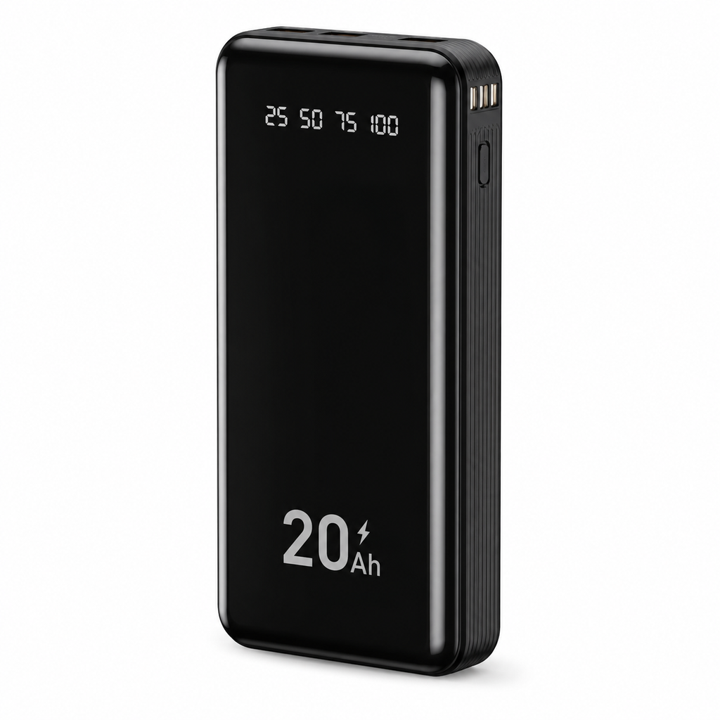 Power Bank 20.000mAh com Display Digital LED