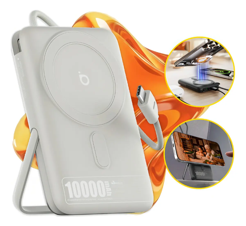 Carregador Portátil 10000mah 22.5w Turbo USB C Com Display.Para iPhone Sams Xaiomi