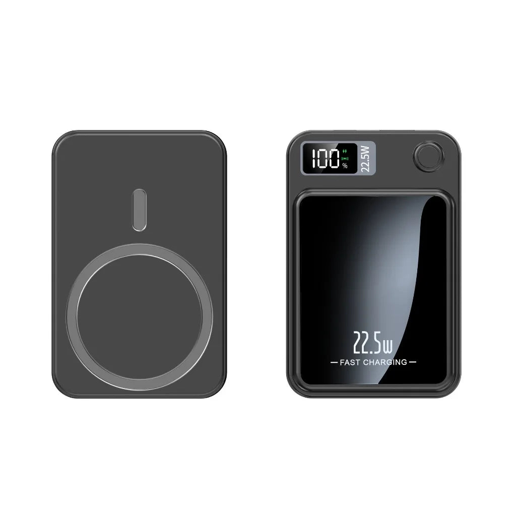 Power Bank Magnético 10000mAh Digital – por Indução