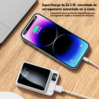 Power Bank Magnético 10000mAh Digital – por Indução