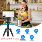 Microfone de Lapela Sem Fio Profissional Type C & para iPhone e iPad