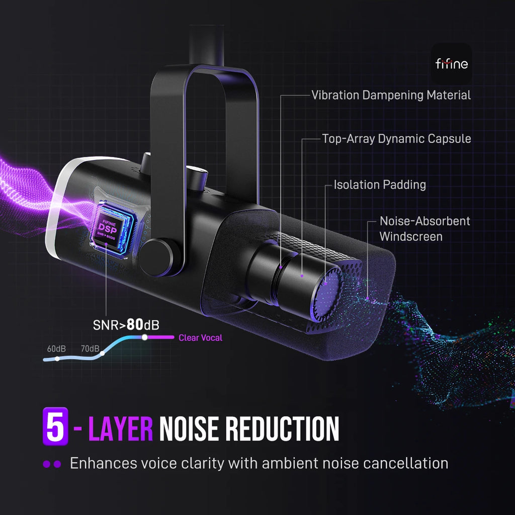 Microfone AM8 – RGB para Games, Streaming e Gravação