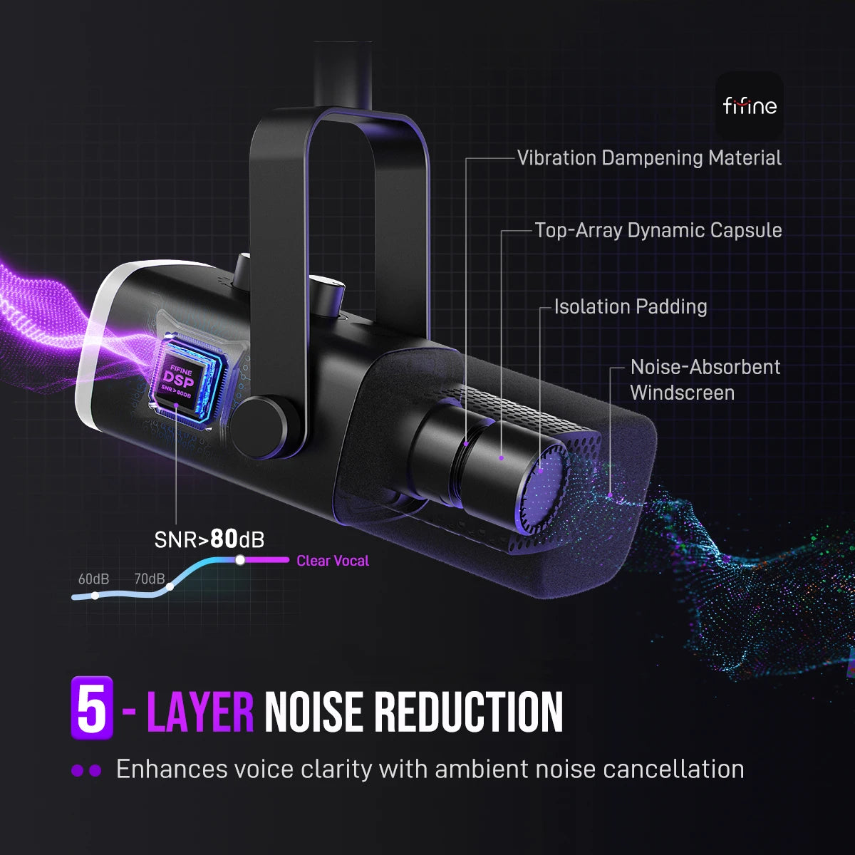 Microfone AM8 – RGB para Games, Streaming e Gravação
