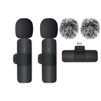 Microfone de Lapela Sem Fio Profissional Type C & para iPhone e iPad
