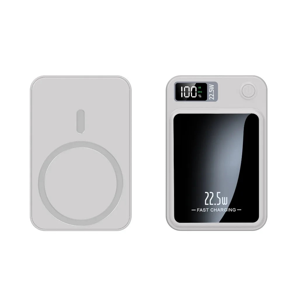 Power Bank Magnético 10000mAh Digital – por Indução