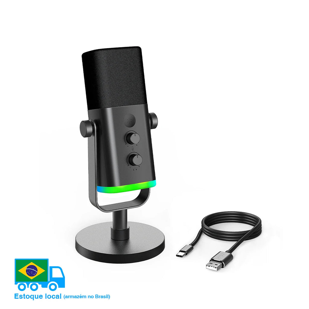 Microfone AM8 – RGB para Games, Streaming e Gravação
