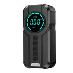 Auxiliar de Partida Portátil 4 em 1 com Compressor de Ar Digital – Power Bank, Lanterna LED e Partida  para Carros e Motos