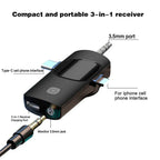 Microfone de Lapela Sem Fio 4 em 1