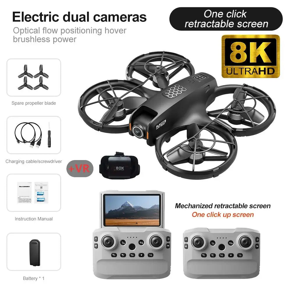 Drone M5 Brushless com Câmera e Voo Inteligente