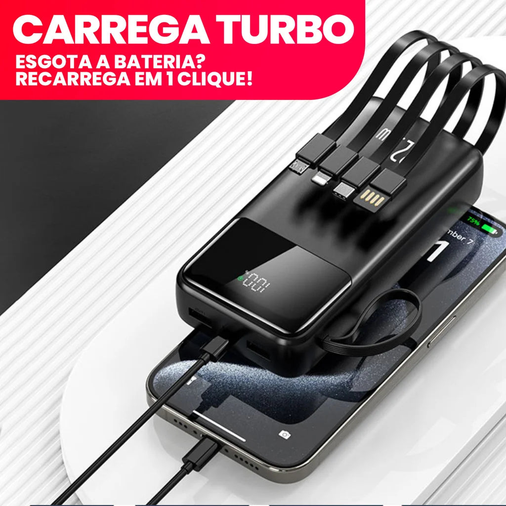 Power Bank 20000mAh Carregador Portátil