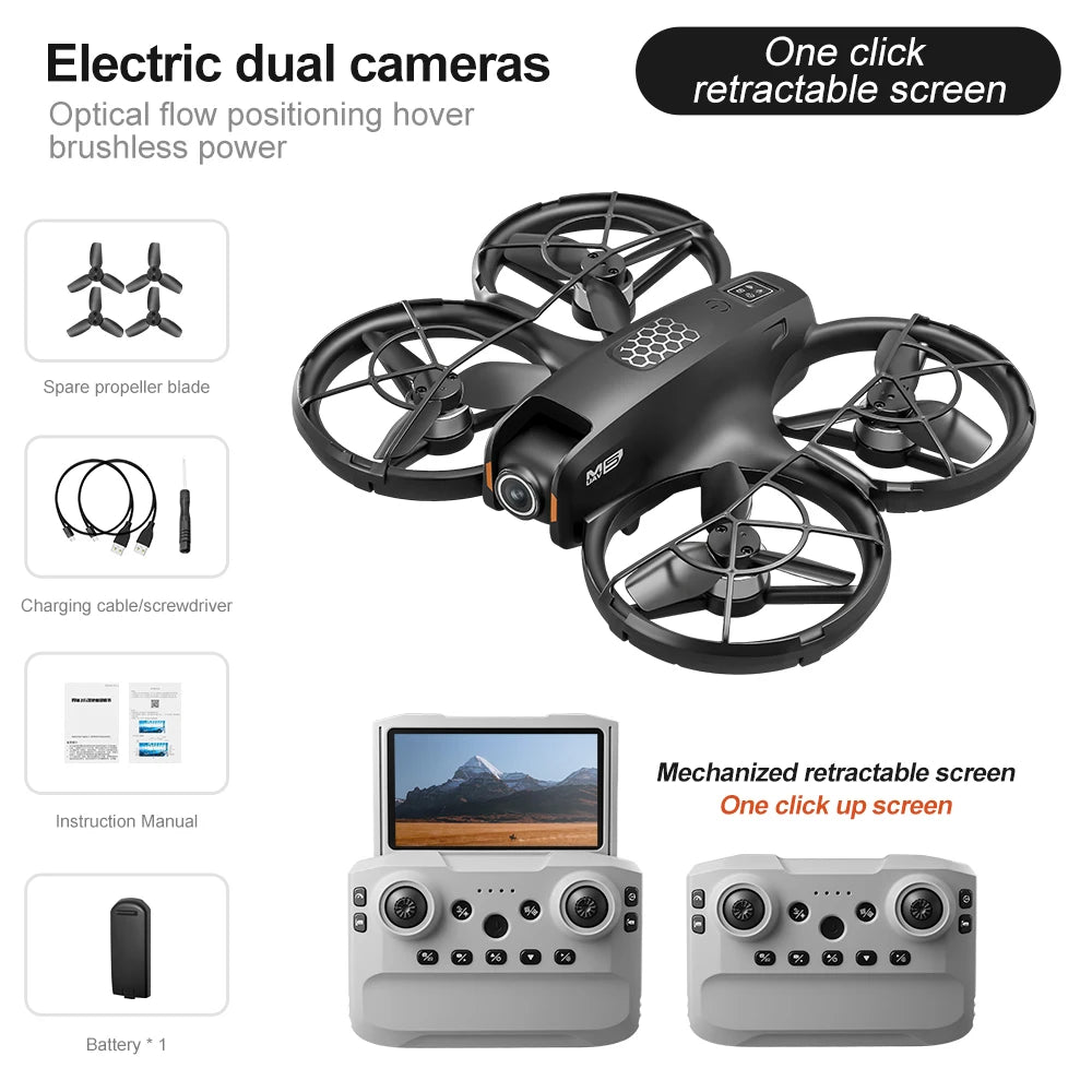 Drone M5 Brushless com Câmera e Voo Inteligente